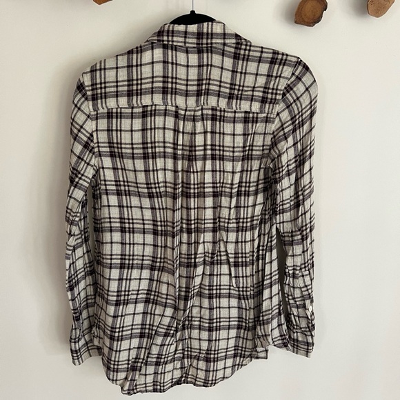 TNA Plaid Button Up - Picture 2 of 6